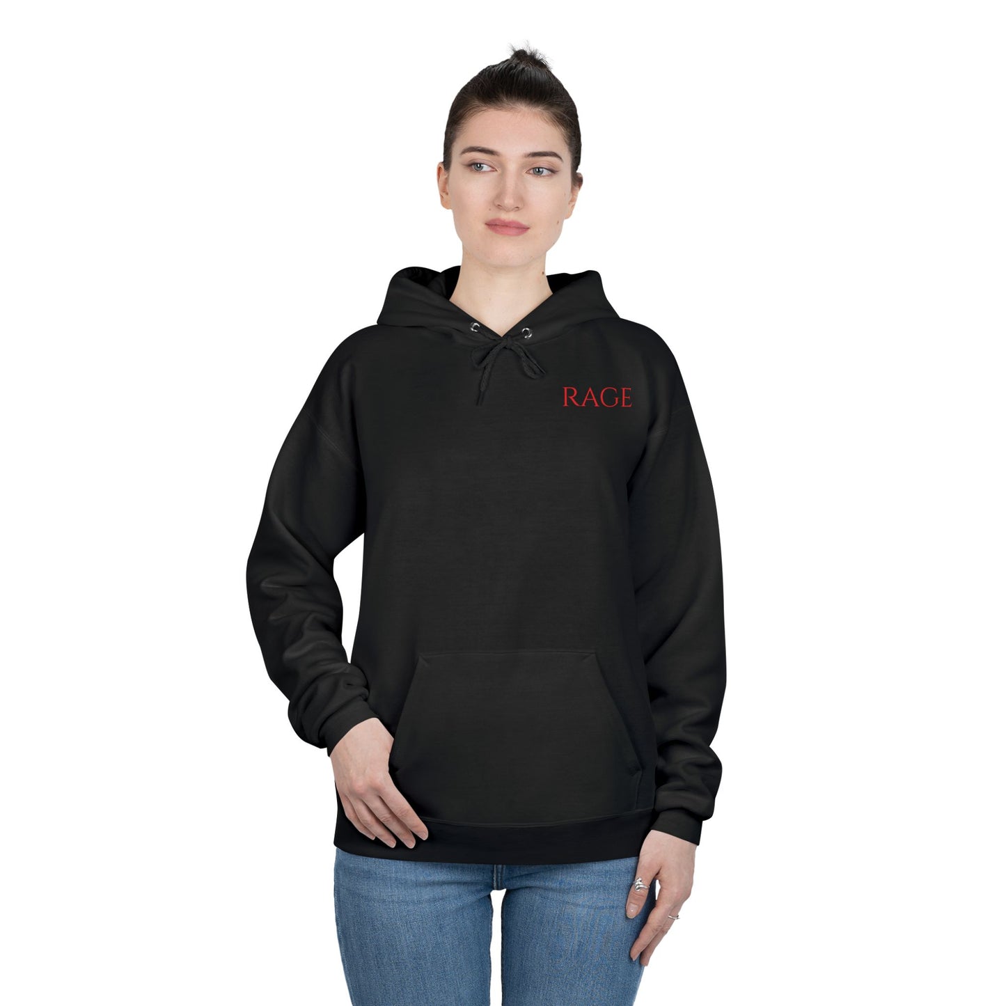 Rage: Official Hoodie red  letters