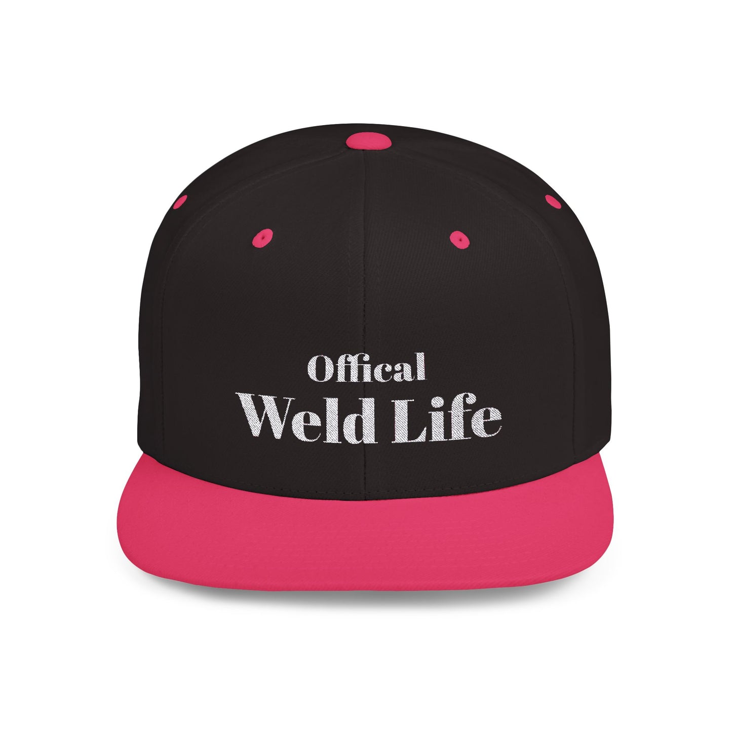Official Weld Life Flat Bill Snapback - OfficialWeldLife.com