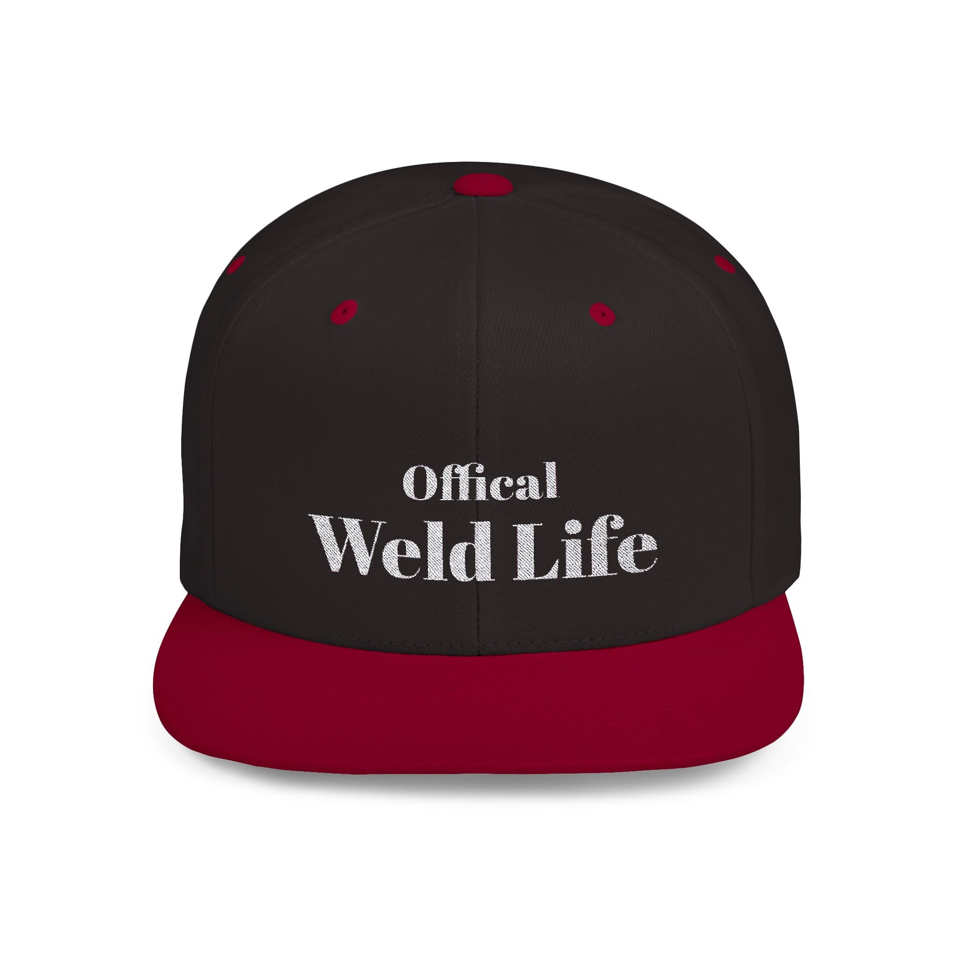 Official Weld Life Flat Bill Snapback - OfficialWeldLife.com