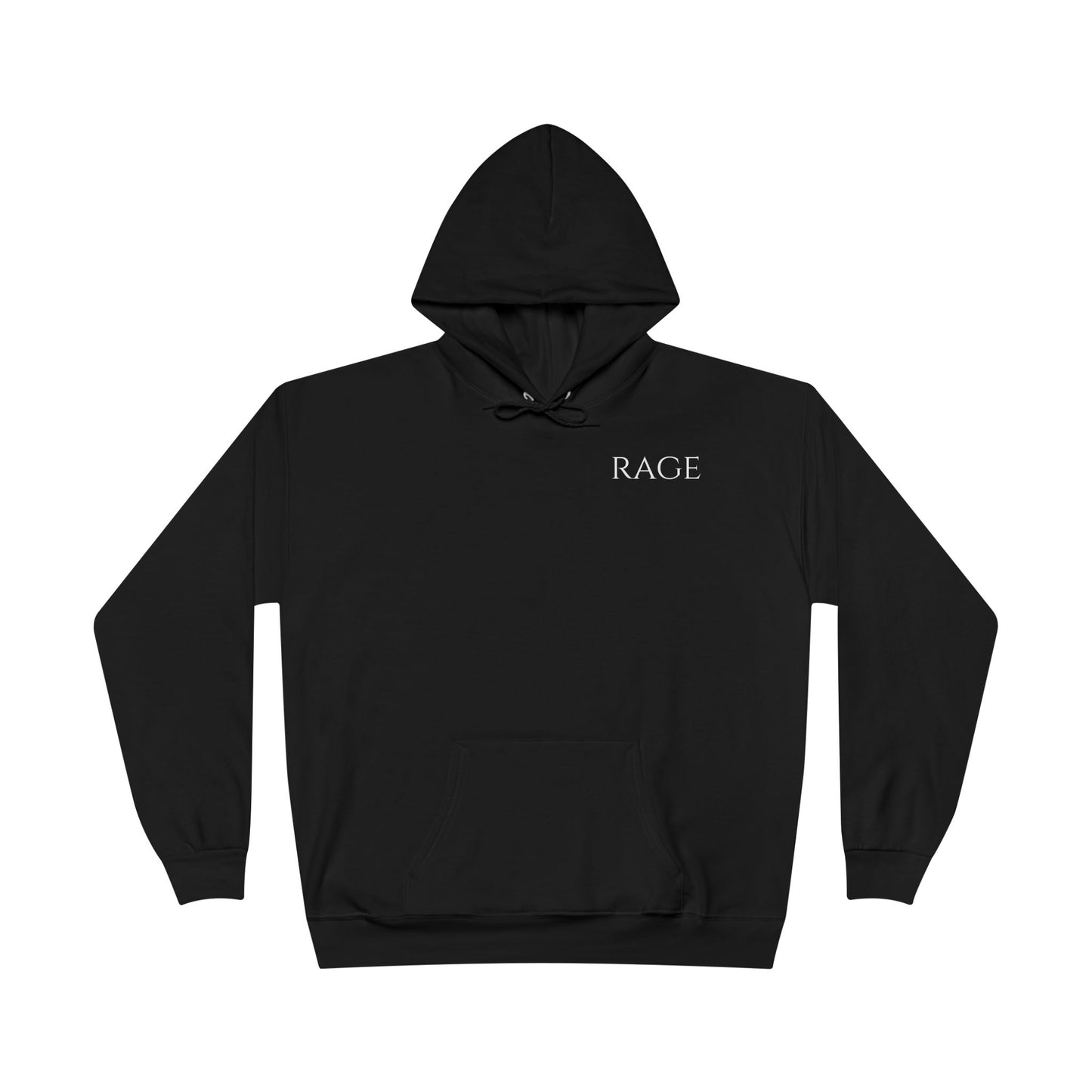 Rage: Official Hoodie white letters