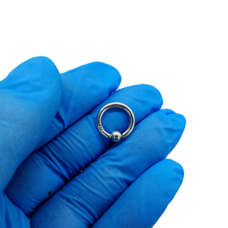 925 Silver Captive Bead Earrings *Sold Out* - OfficialWeldLife.com