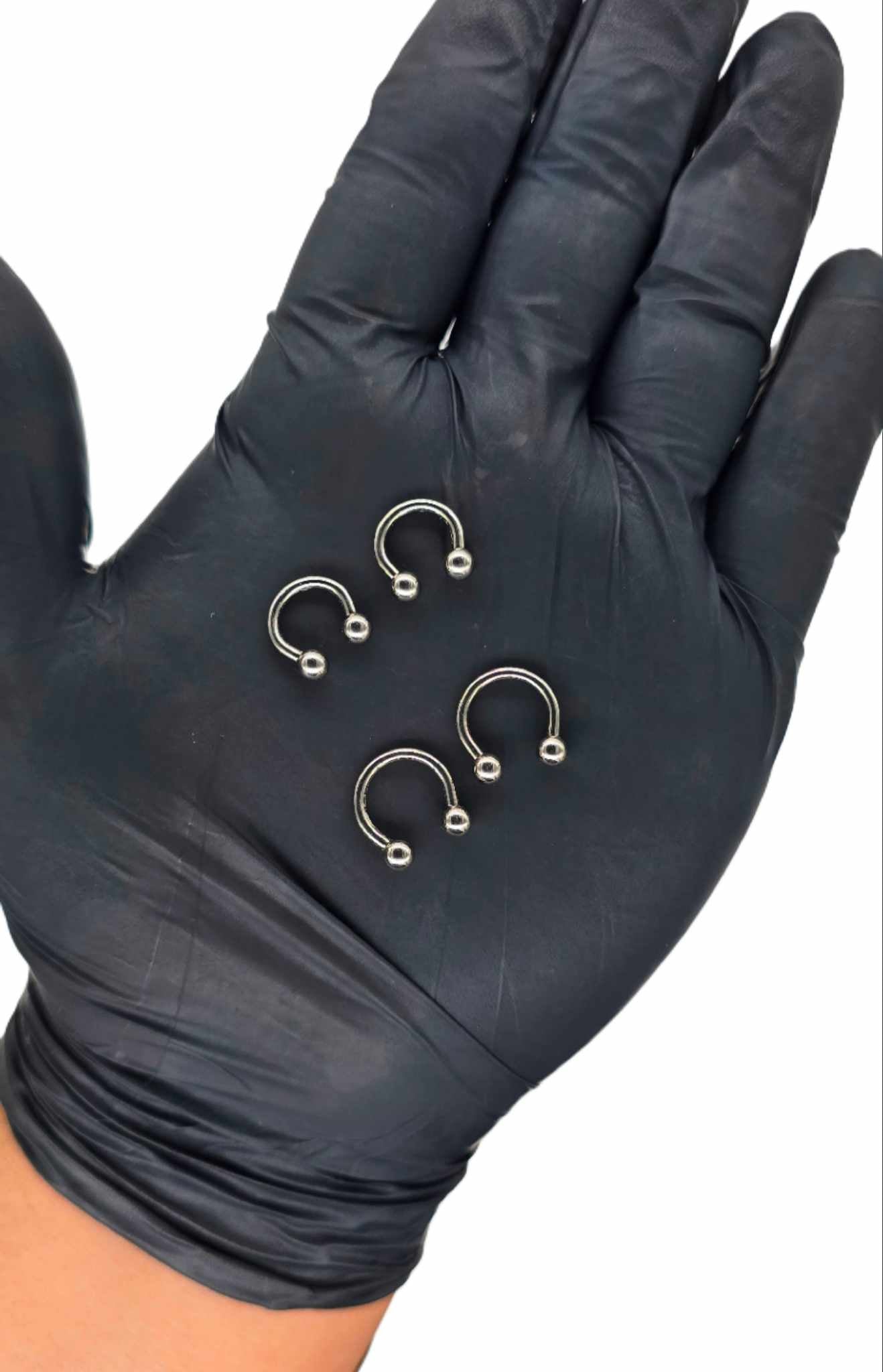 Titanium Horseshoe Barbell Rings - OfficialWeldLife.com