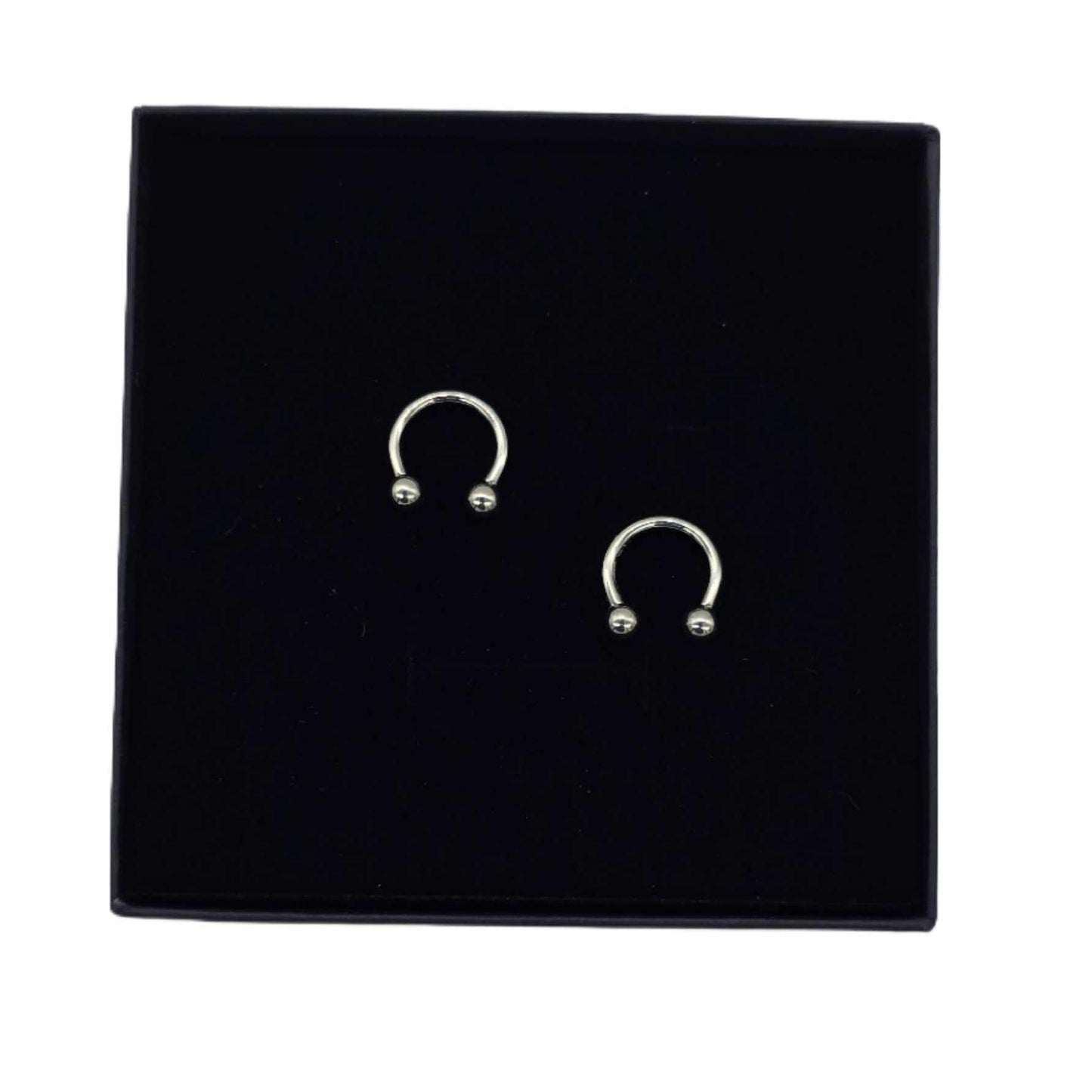 Titanium Horseshoe Barbell Rings - OfficialWeldLife.com