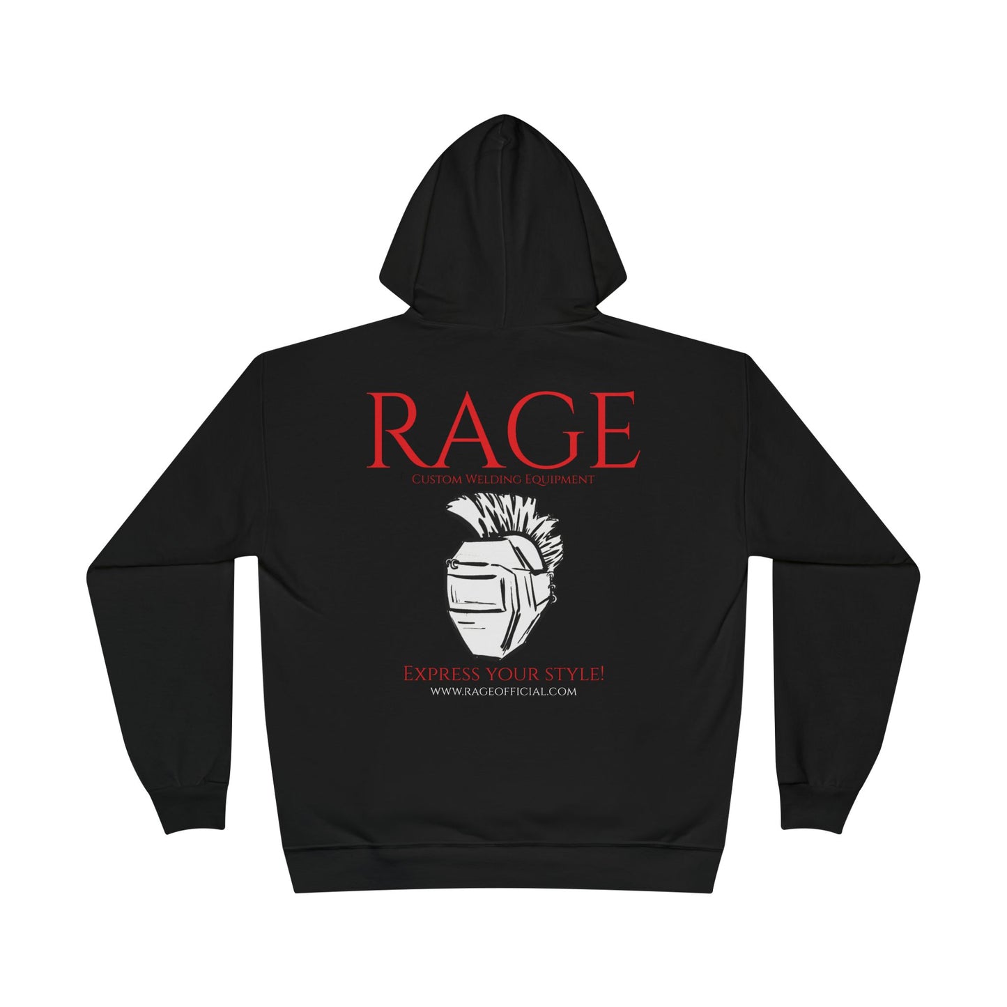 Rage: Official Hoodie red  letters