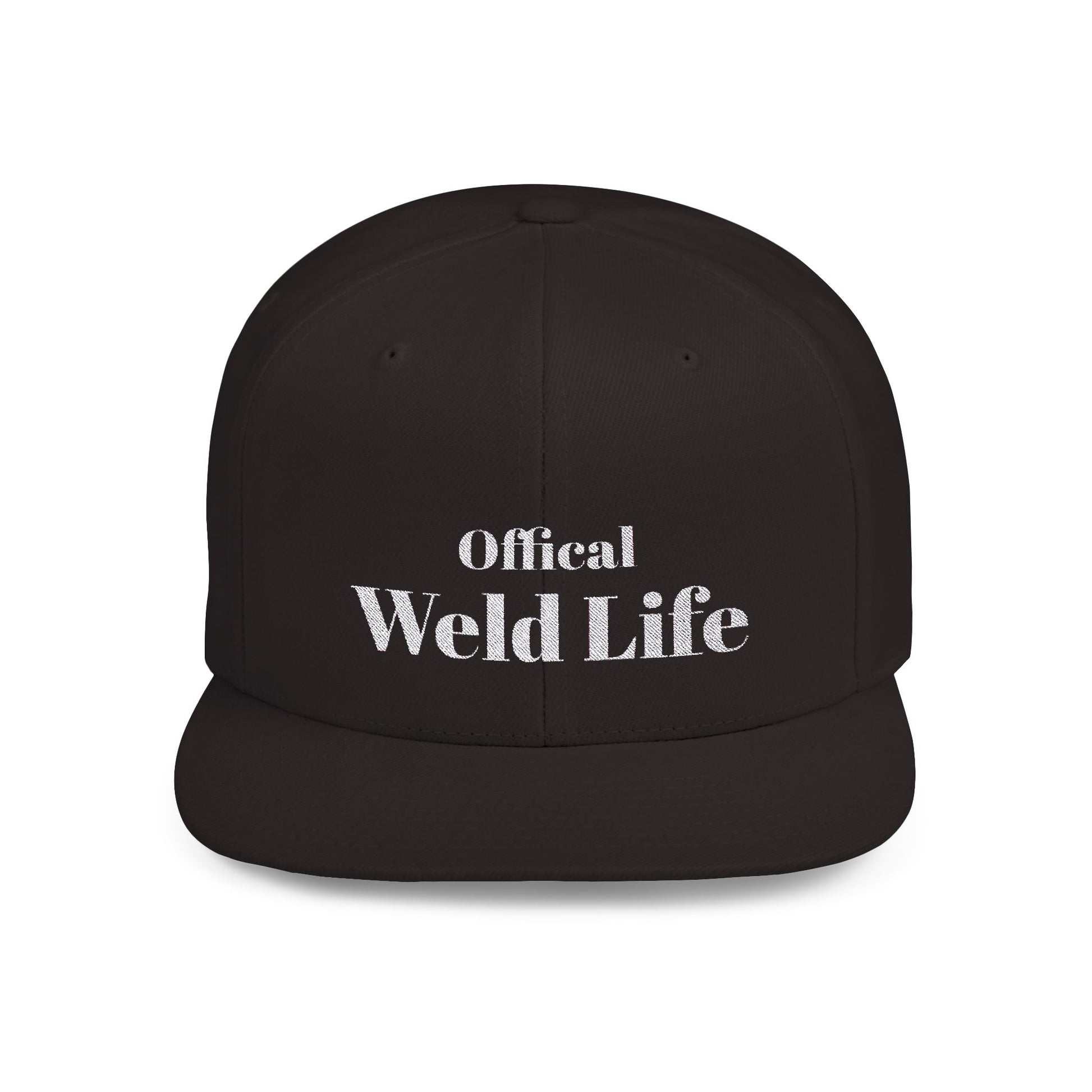 Official Weld Life Flat Bill Snapback - OfficialWeldLife.com